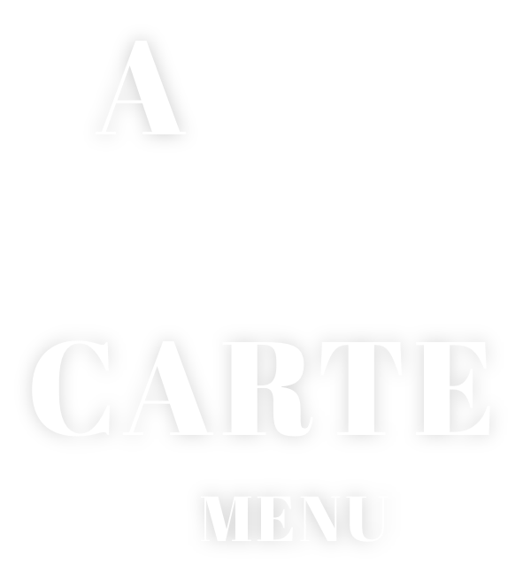 ALACARTE MENU